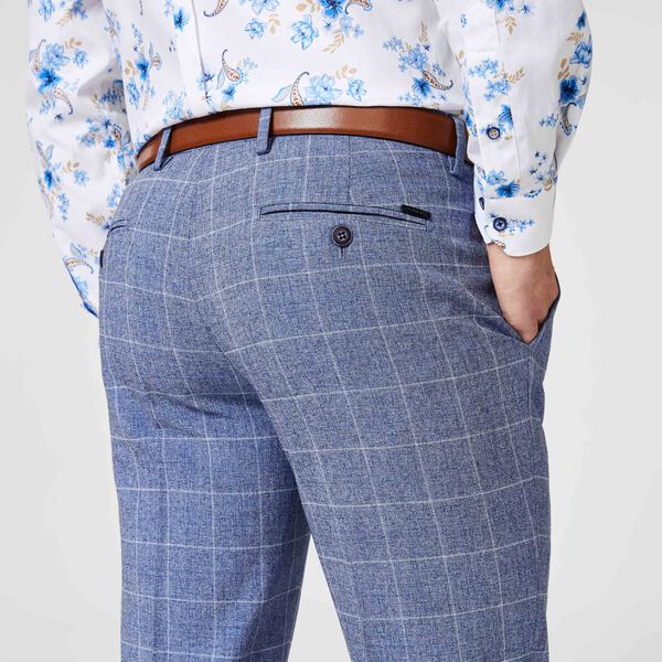 Cortisp Tailored Pants, Blue Windowpane, hi-res